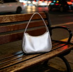 Women's Hobo Tote Handbag with Zip Mini Clutch